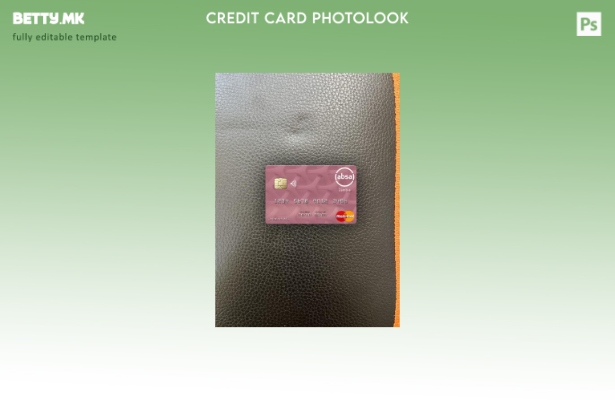 модерен стил Замбија Absa Bank Zambia Plc мастер карта photolook преден шаблон